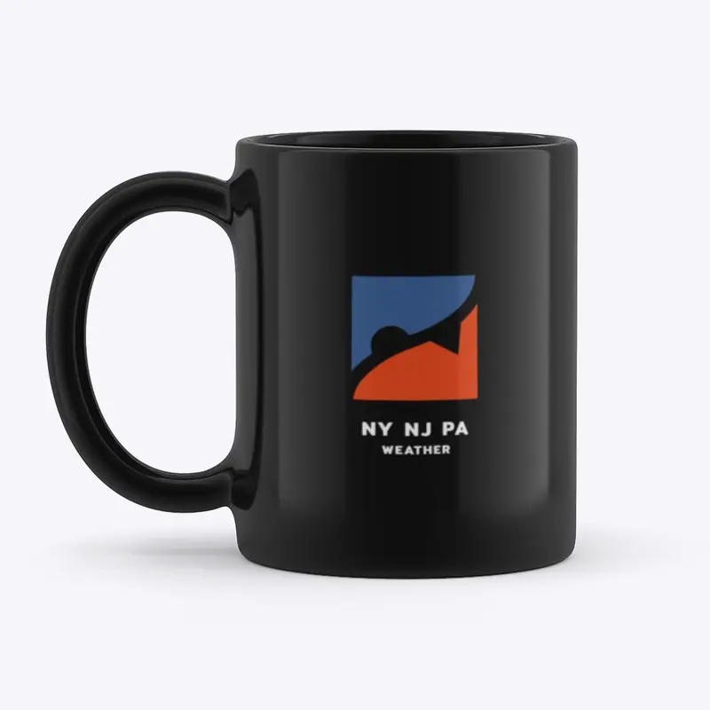 NY NJ PA Weather Black Mug